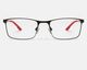 m&oacute; FRASER XL, black/red, large
