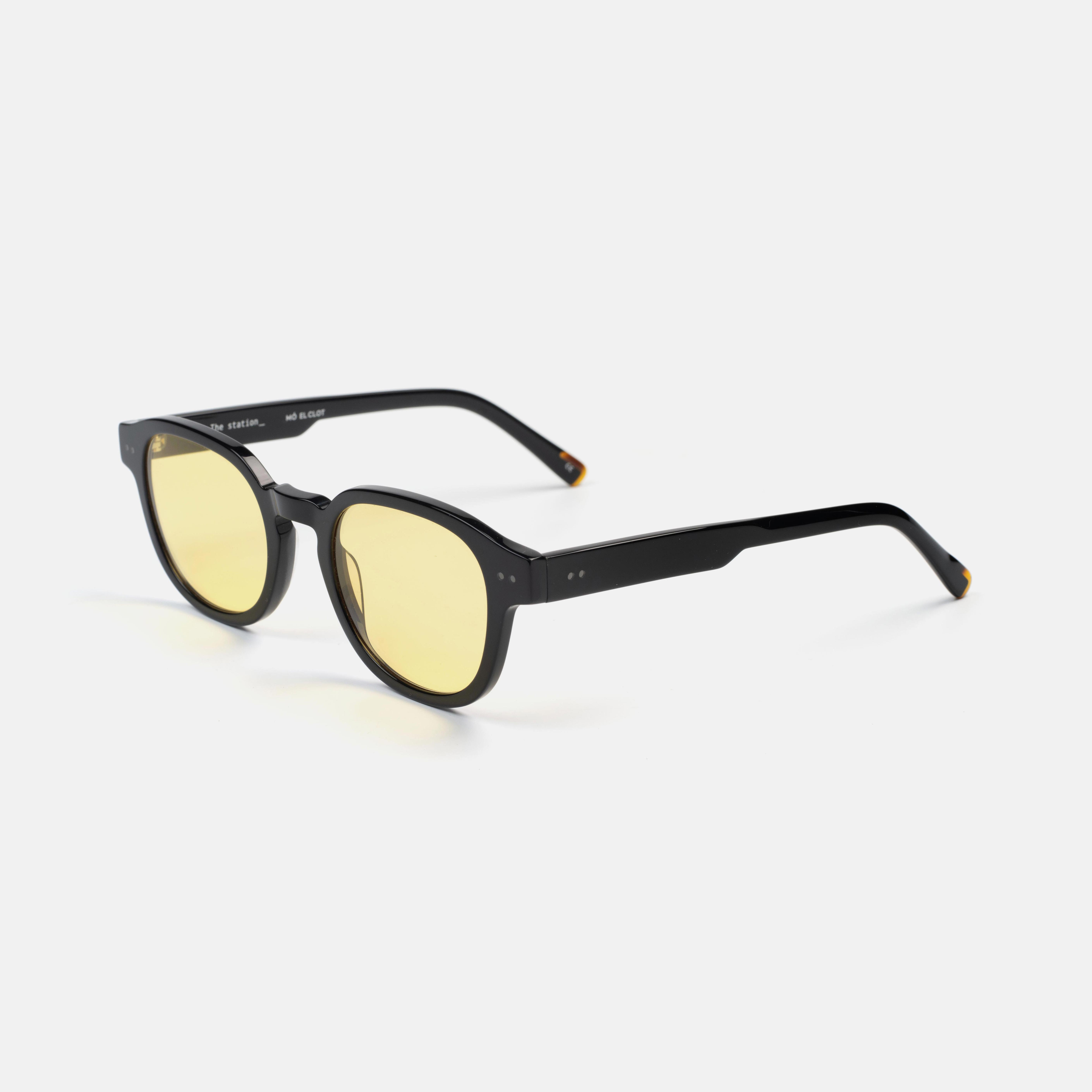 m&oacute; EL CLOT YELLOW LENSES SUN, black, large image number 1