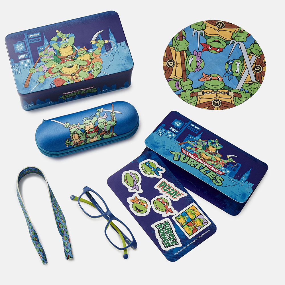X TORTUGAS NINJA COWABUNGA, blue/green, large image number 2