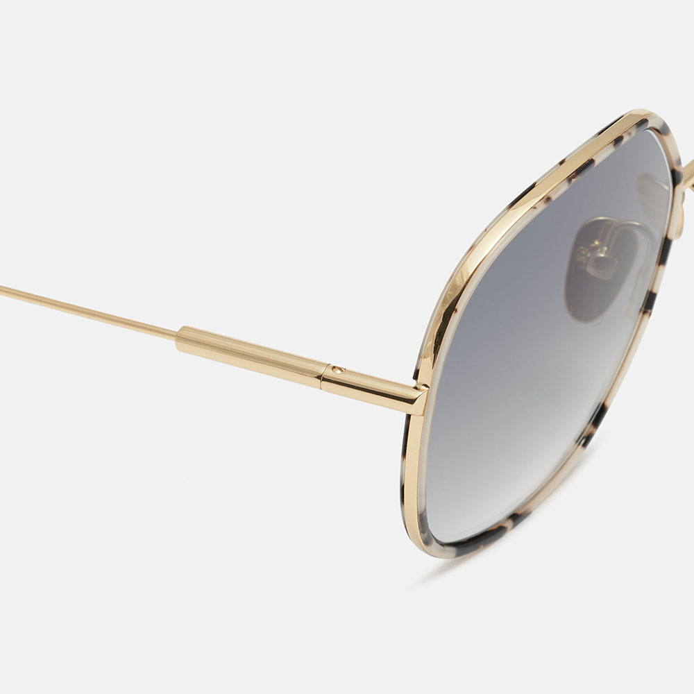 m&oacute; STUDIO 009 SUN, white carey/gold, large image number 2