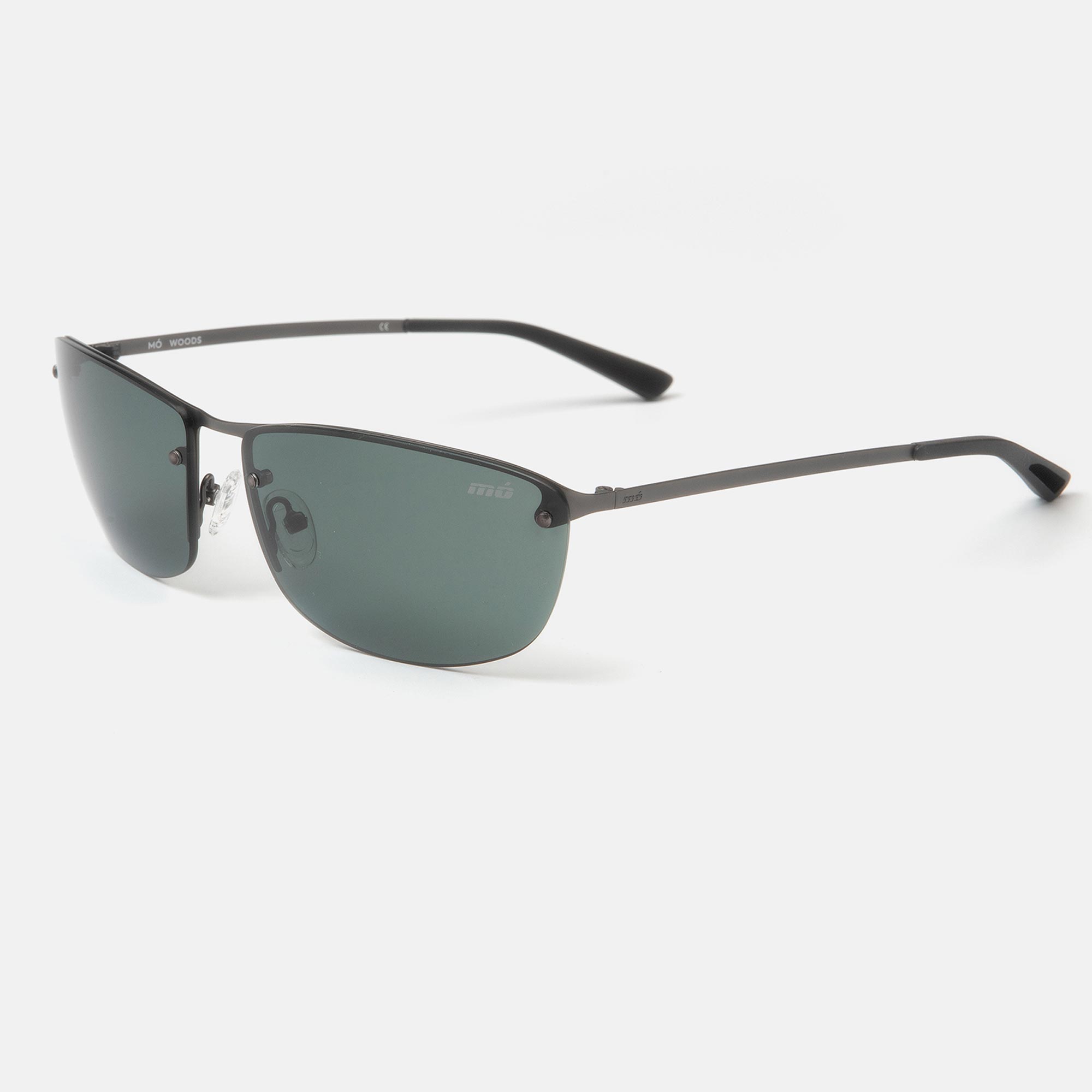 m&oacute; WOODS SUN, gun metal/green, large image number 1