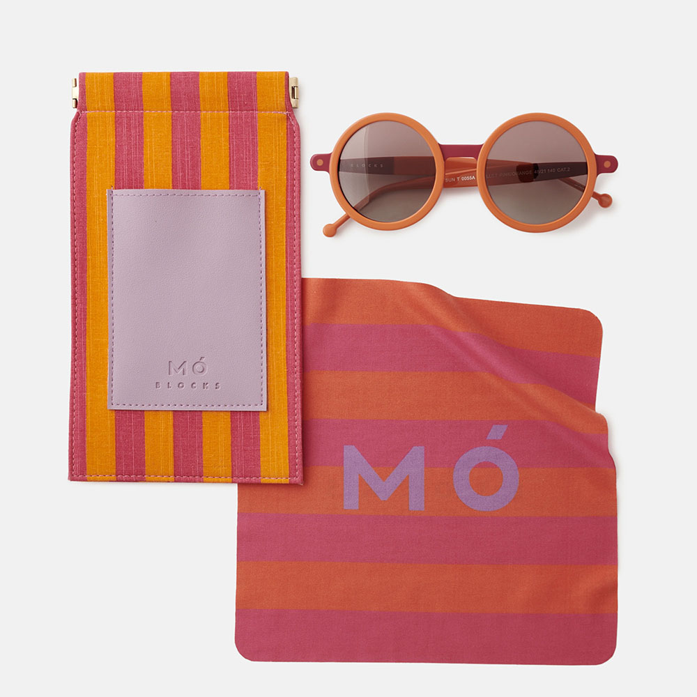 ESTUCHE BLOCKS ROSA/NARANJA, , large image number 1