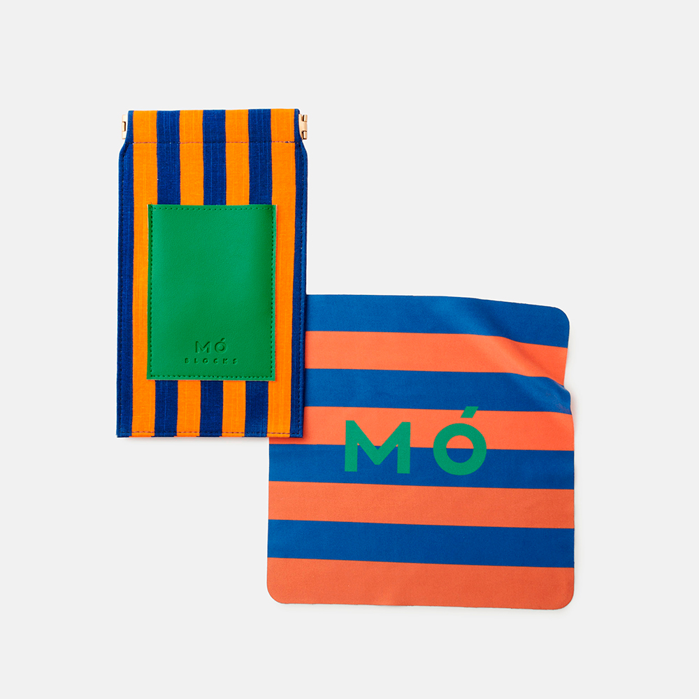 ESTUCHE BLOCKS AZUL/NARANJA, , large image number 0