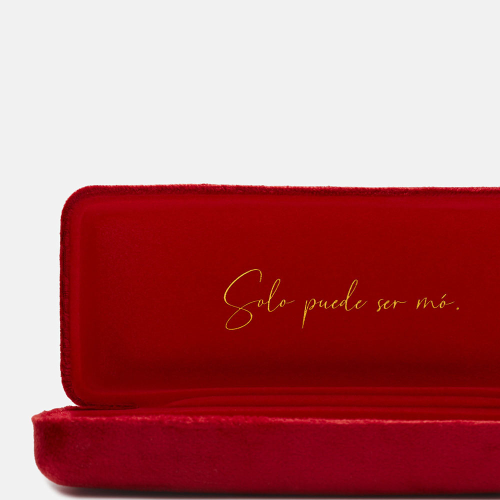 ESTUCHE RIGIDO TERCIOPELO ROJO, , large image number 1
