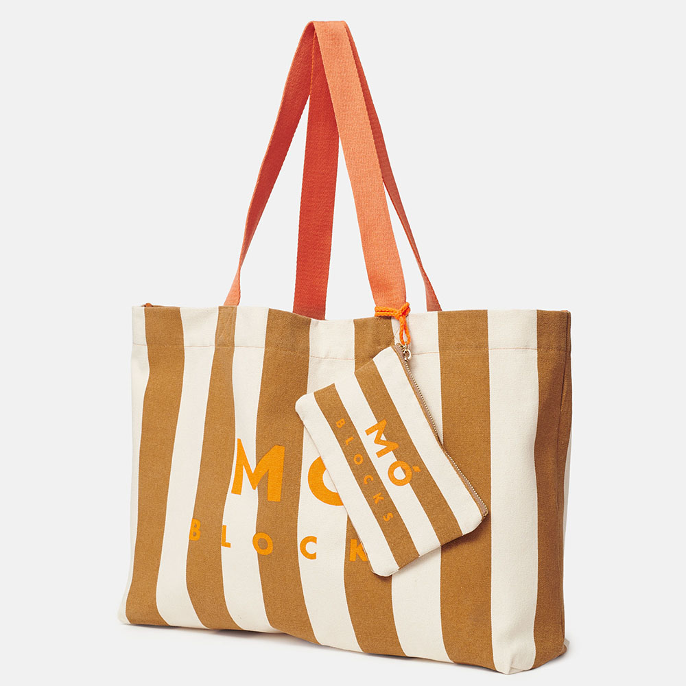 BOLSA BLOCKS BEIGE/MARRON, , large image number 1