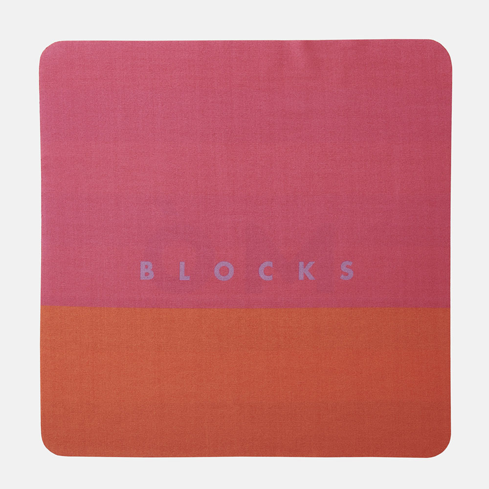 Pa&ntilde;o limpiador de lentes BLOCKS ROSA/NARANJA, , large image number 1