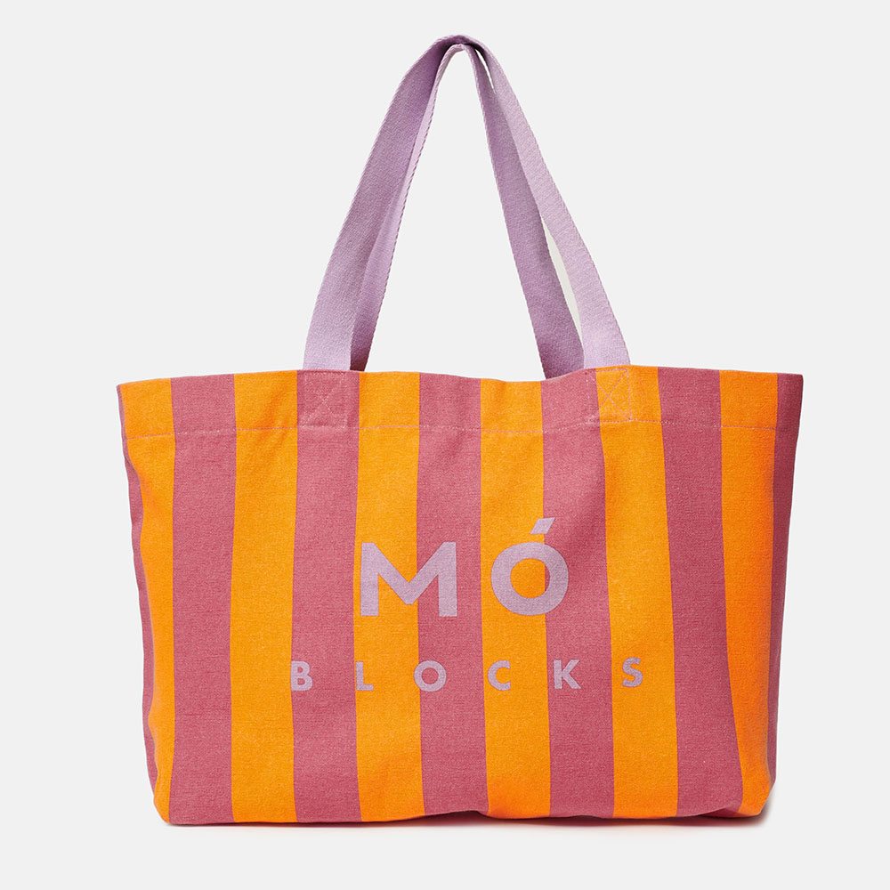 BOLSA BLOCKS ROSA/NARANJA, , large image number 0