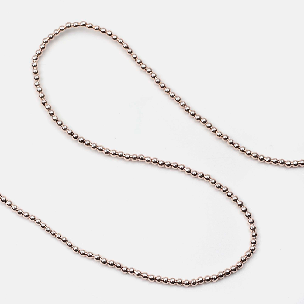 CORDON METAL BALLS ROSE GOLD , , large image number 1
